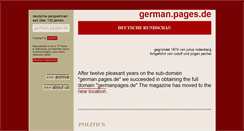Desktop Screenshot of german.pages.de
